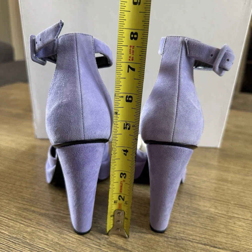 Pierre‎ Hardy Lavender Purple Suede Platform Pumps 6.5 US 120mm